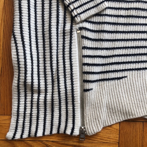 All Saints Able Asymmetrical Cold Shoulder Sweater - Picture 5 of 7